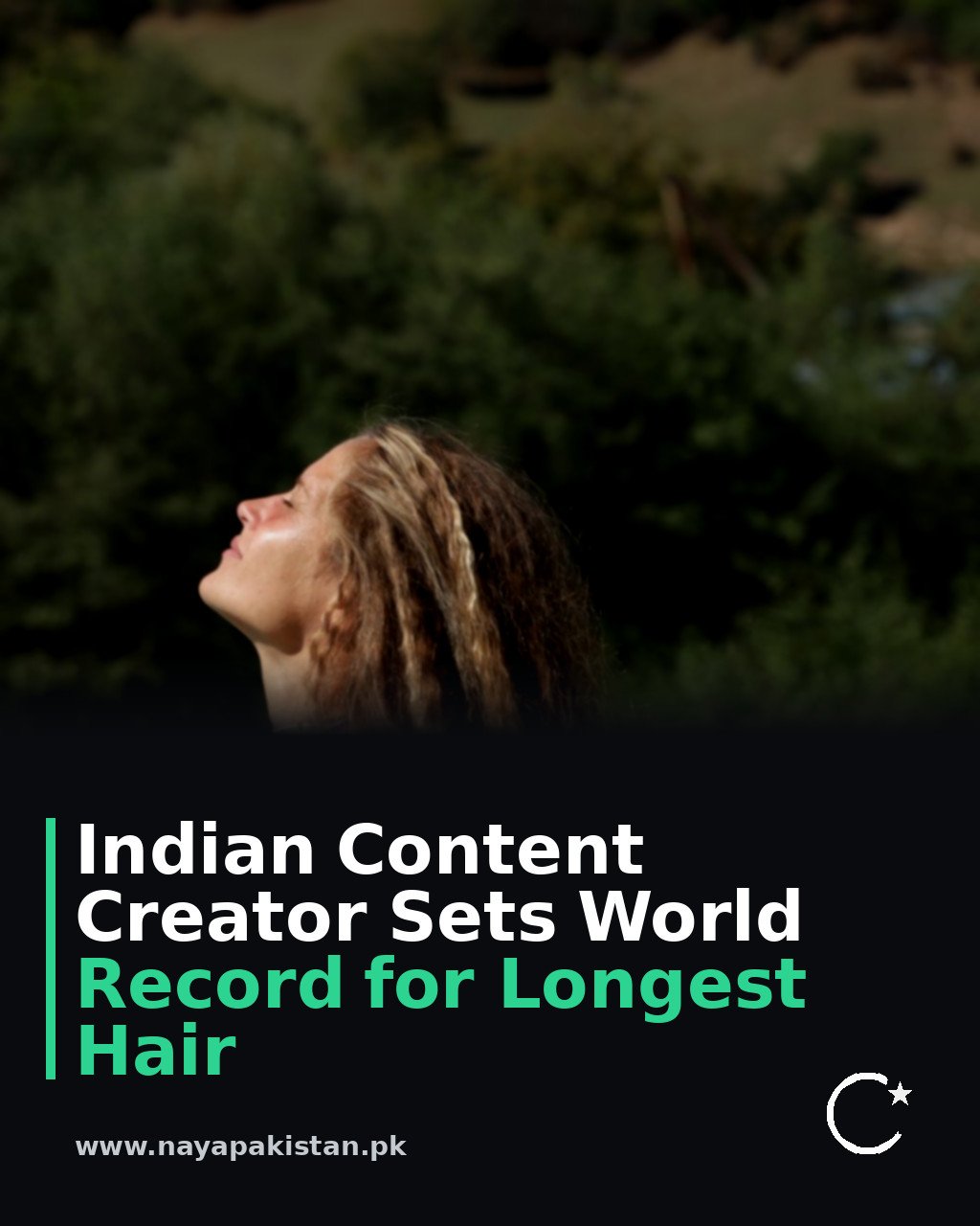 Indian Content Creator Sets World Record for Longest Hair