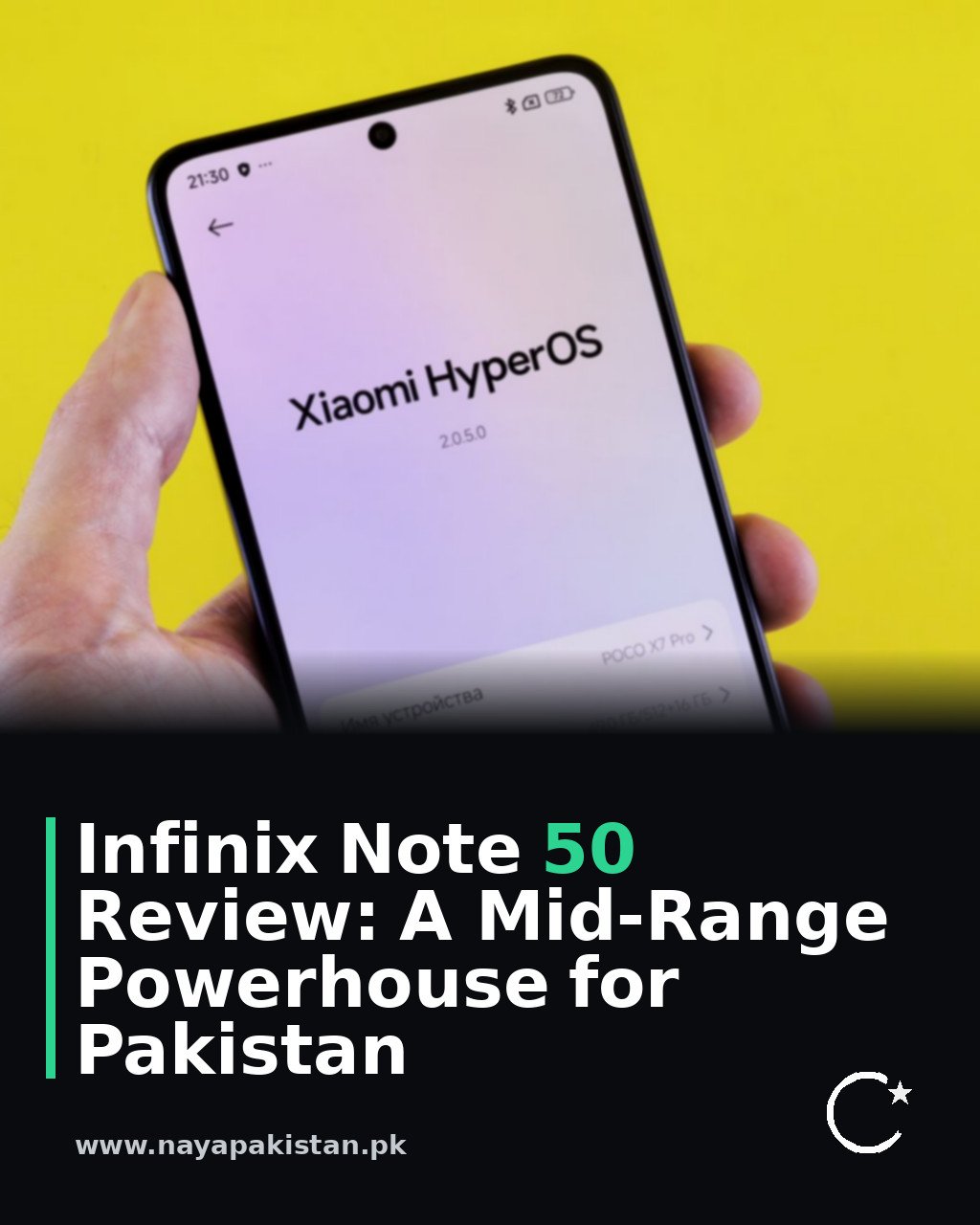 Infinix Note 50 Review: A Mid-Range Powerhouse for Pakistan