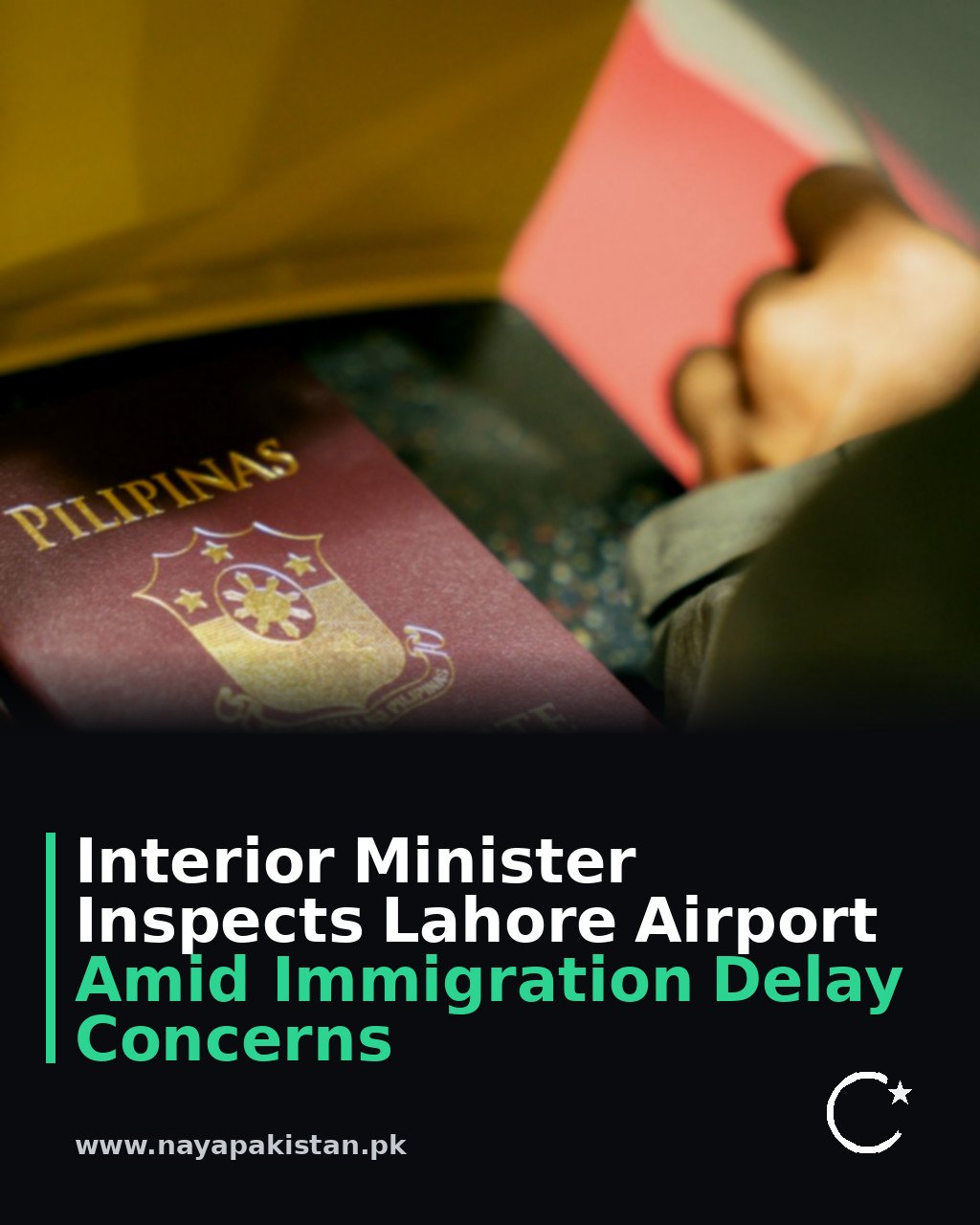 Interior Minister Inspects Lahore Airport Amid Immigration Delay Concerns