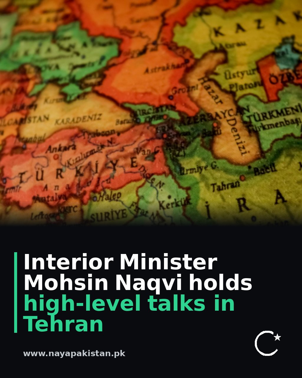 Interior Minister Mohsin Naqvi holds high-level talks in Tehran