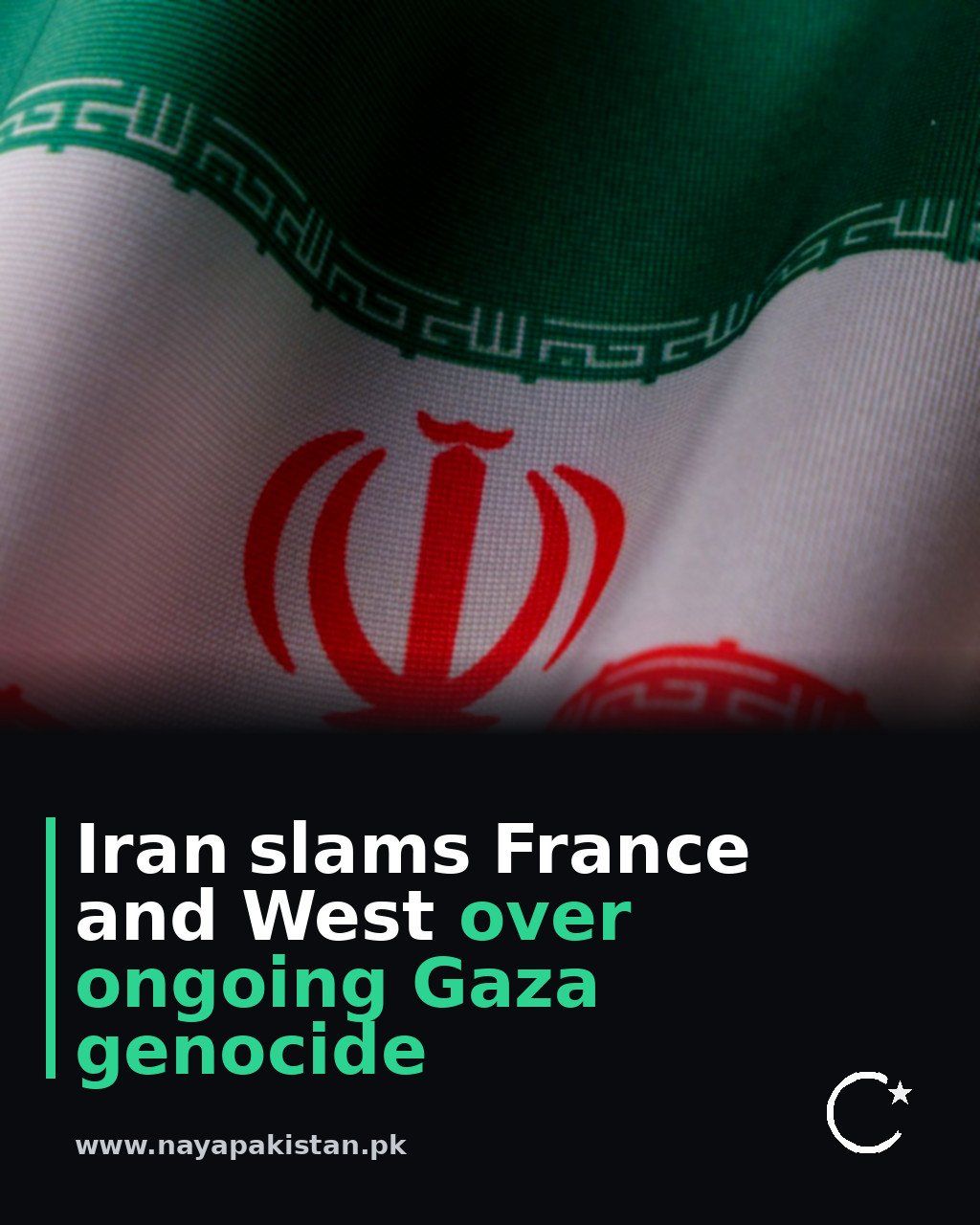 Iran slams France and West over ongoing Gaza genocide
