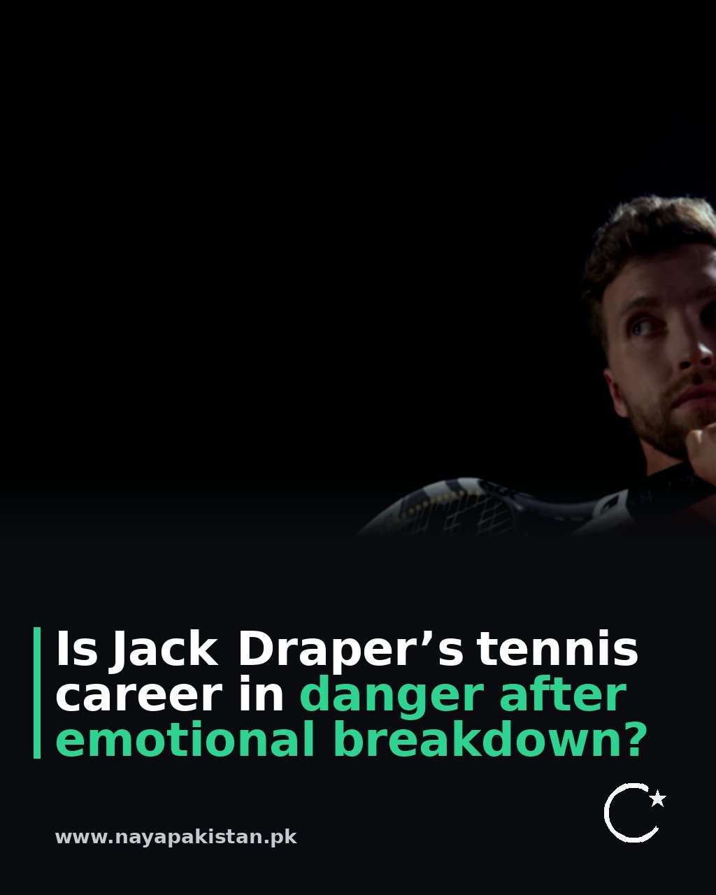 Is Jack Draper’s tennis career in danger after emotional breakdown?