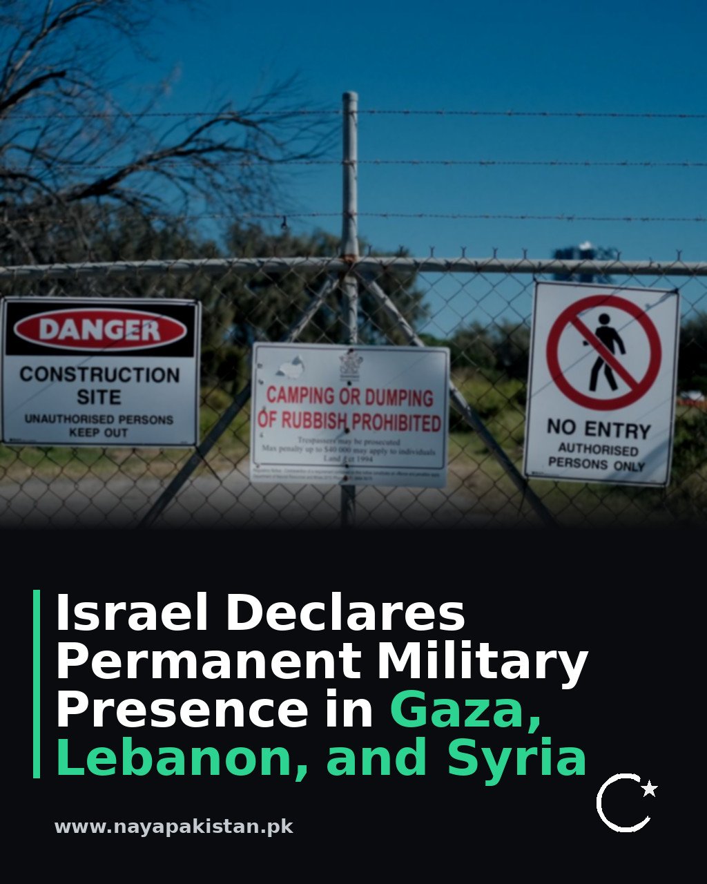 Israel Declares Permanent Military Presence in Gaza, Lebanon, and Syria