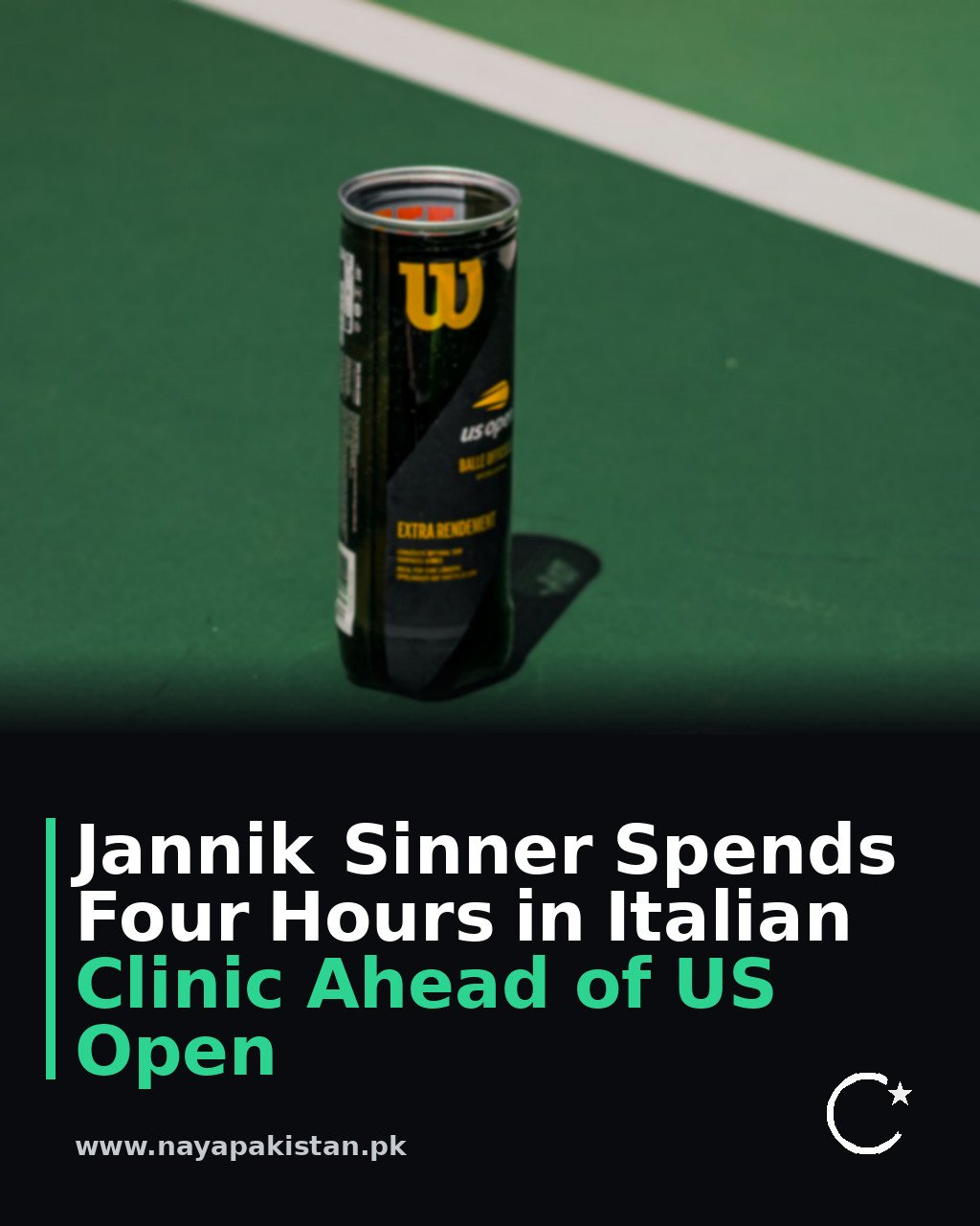 Jannik Sinner Spends Four Hours in Italian Clinic Ahead of US Open