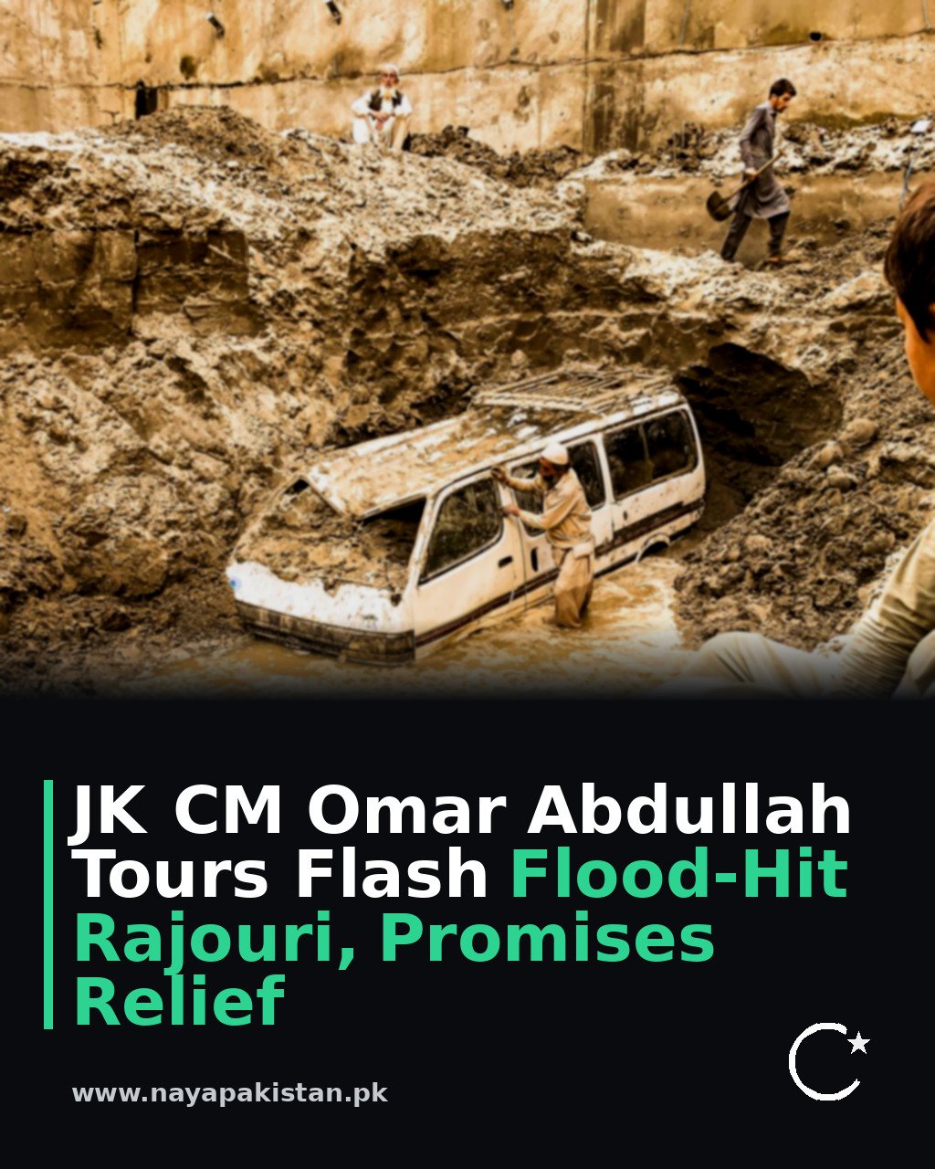JK CM Omar Abdullah Tours Flash Flood-Hit Rajouri, Promises Relief