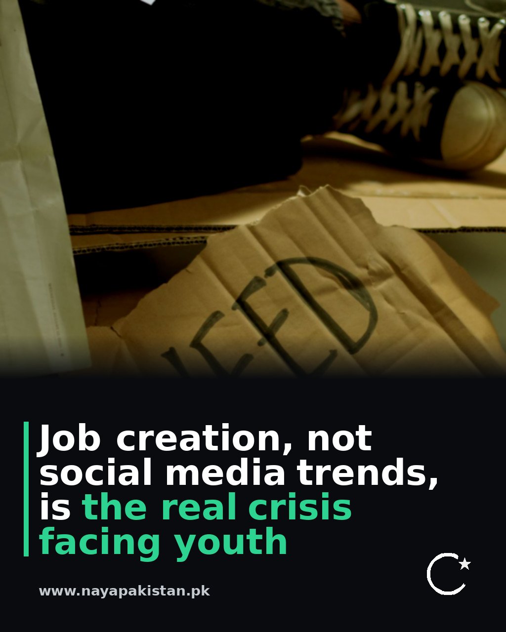 Job creation, not social media trends, is the real crisis facing youth