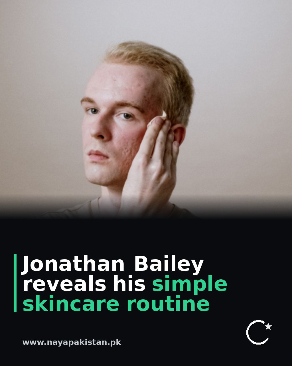 Jonathan Bailey reveals his simple skincare routine