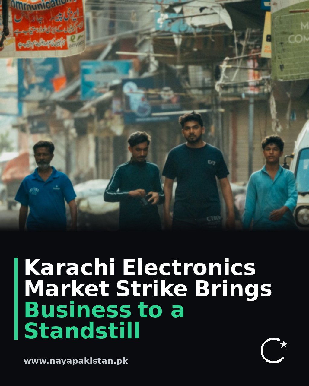 Karachi Electronics Market Strike Brings Business to a Standstill