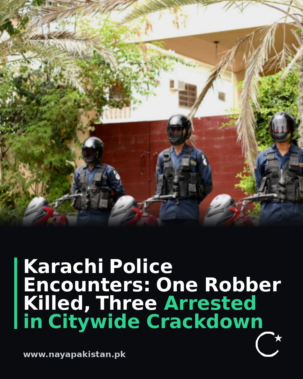 Karachi Police Encounters: One Robber Killed, Three Arrested in Citywide Crackdown