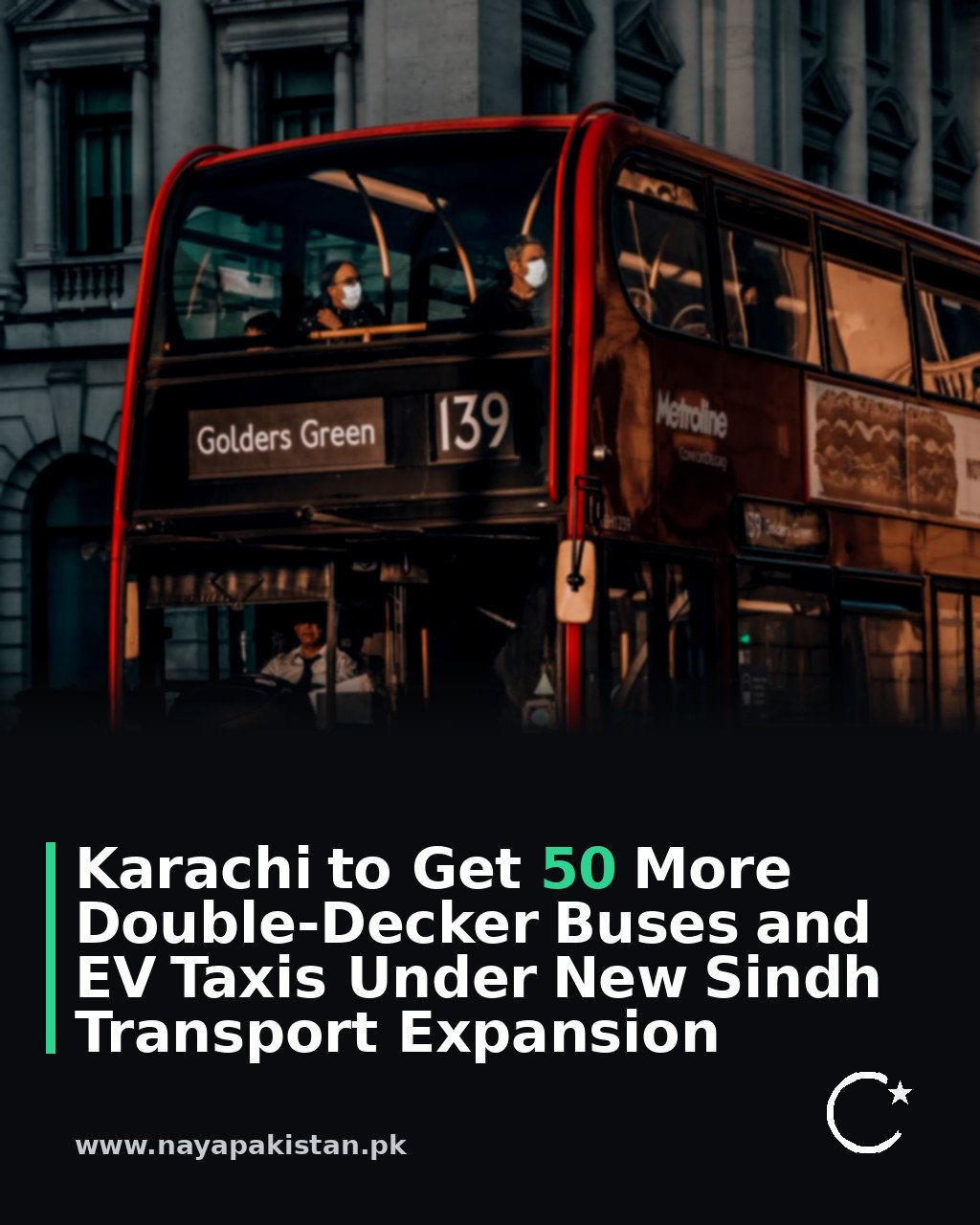 Karachi to Get 50 More Double-Decker Buses and EV Taxis Under New Sindh Transport Expansion