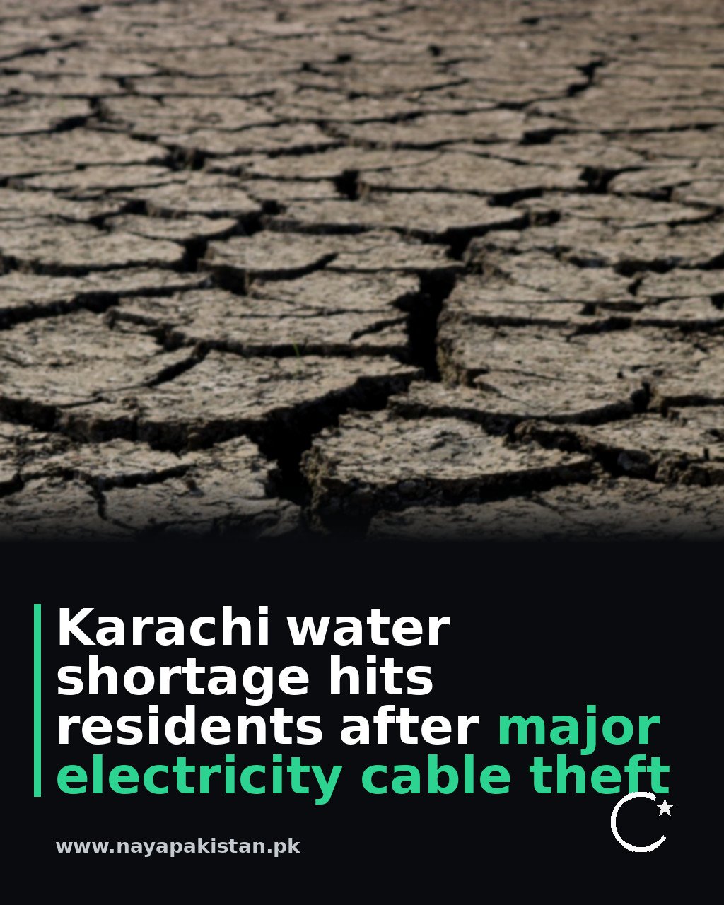 Karachi water shortage hits residents after major electricity cable theft