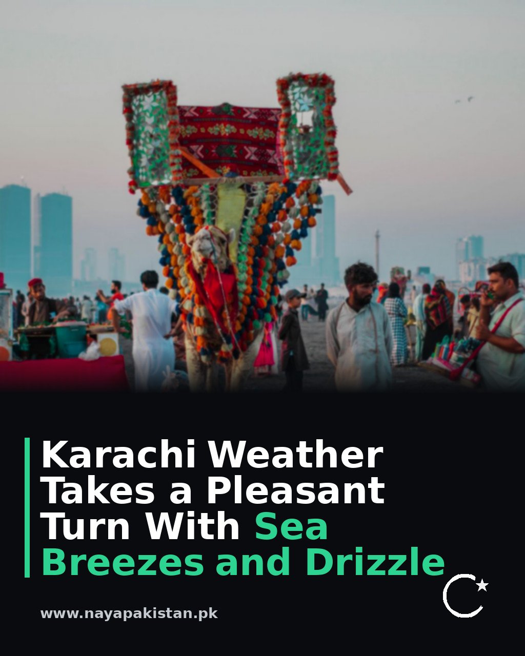 Karachi Weather Takes a Pleasant Turn With Sea Breezes and Drizzle