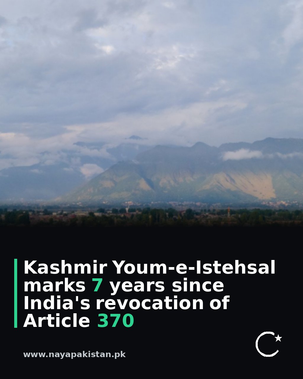 Kashmir Youm-e-Istehsal marks 7 years since India's revocation of Article 370