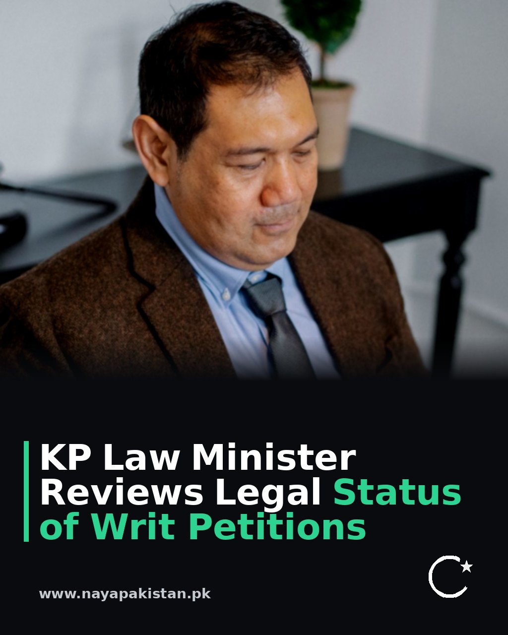 KP Law Minister Reviews Legal Status of Writ Petitions