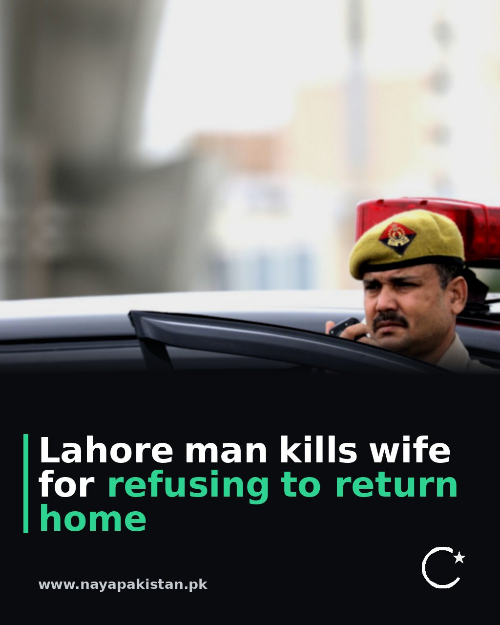 Lahore man kills wife for refusing to return home