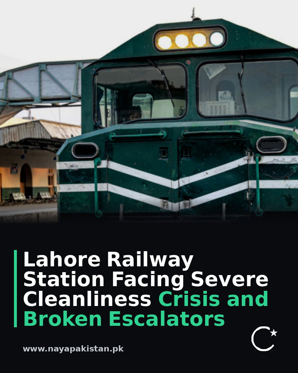 Lahore Railway Station Facing Severe Cleanliness Crisis and Broken Escalators
