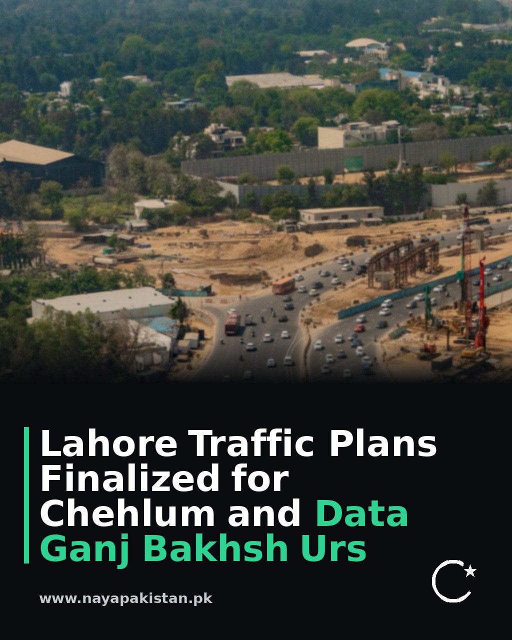 Lahore Traffic Plans Finalized for Chehlum and Data Ganj Bakhsh Urs