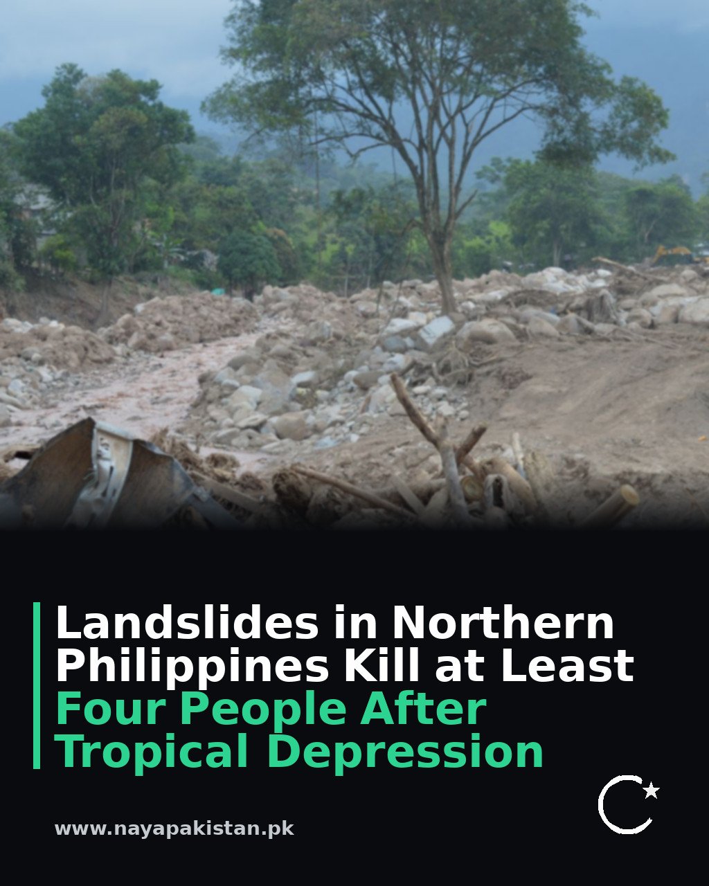 Landslides in Northern Philippines Kill at Least Four People After Tropical Depression