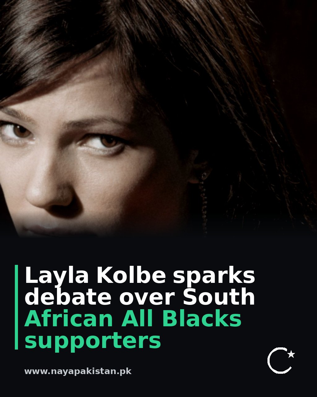 Layla Kolbe sparks debate over South African All Blacks supporters