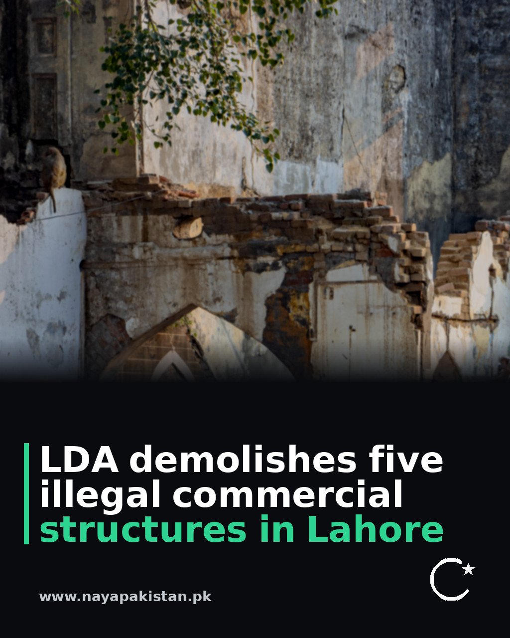 LDA demolishes five illegal commercial structures in Lahore