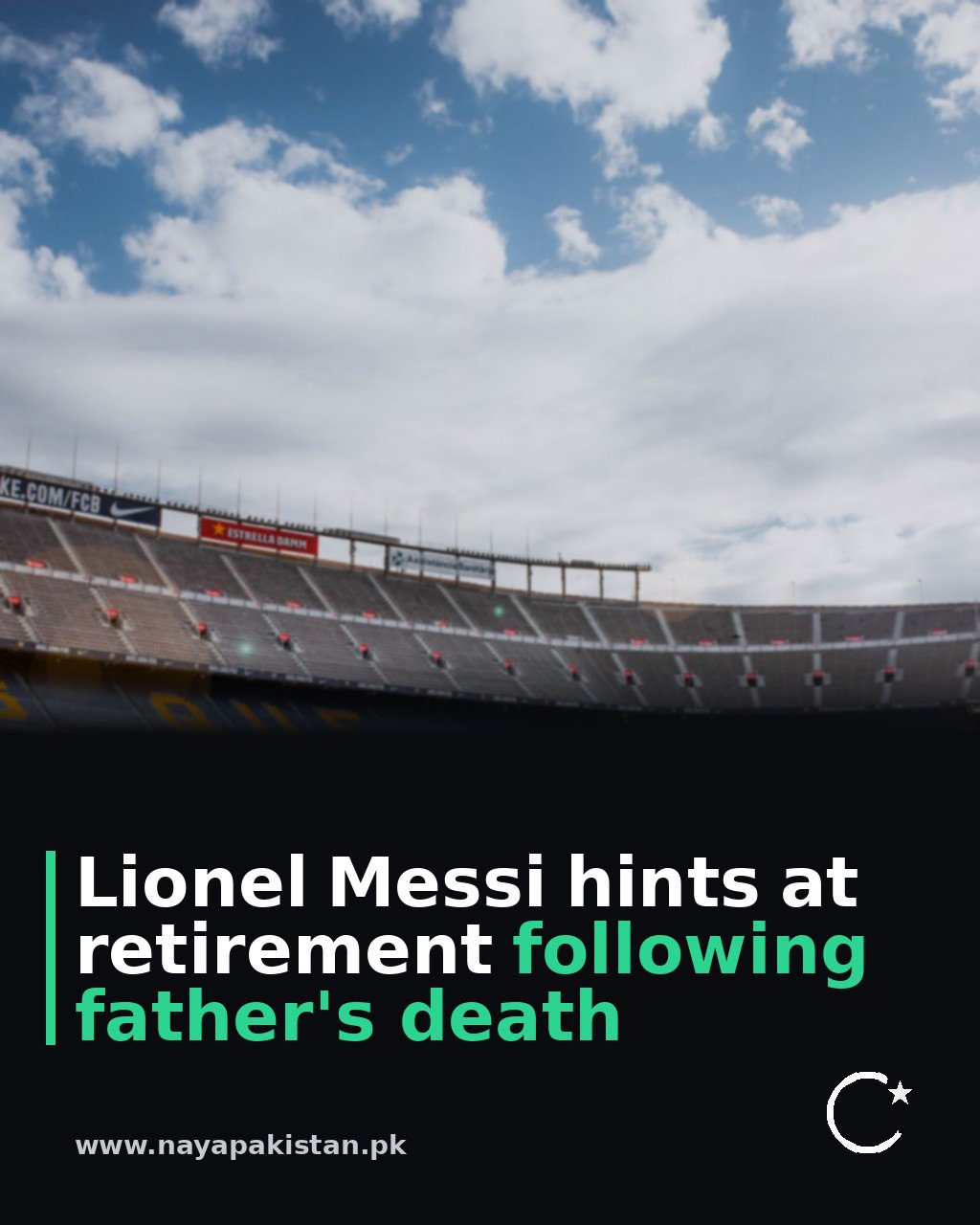 Lionel Messi hints at retirement following father's death