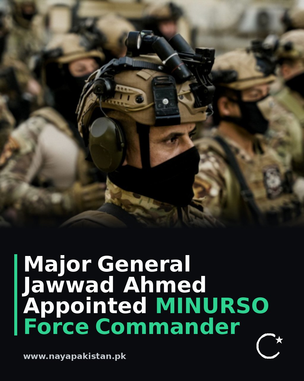 Major General Jawwad Ahmed Appointed MINURSO Force Commander