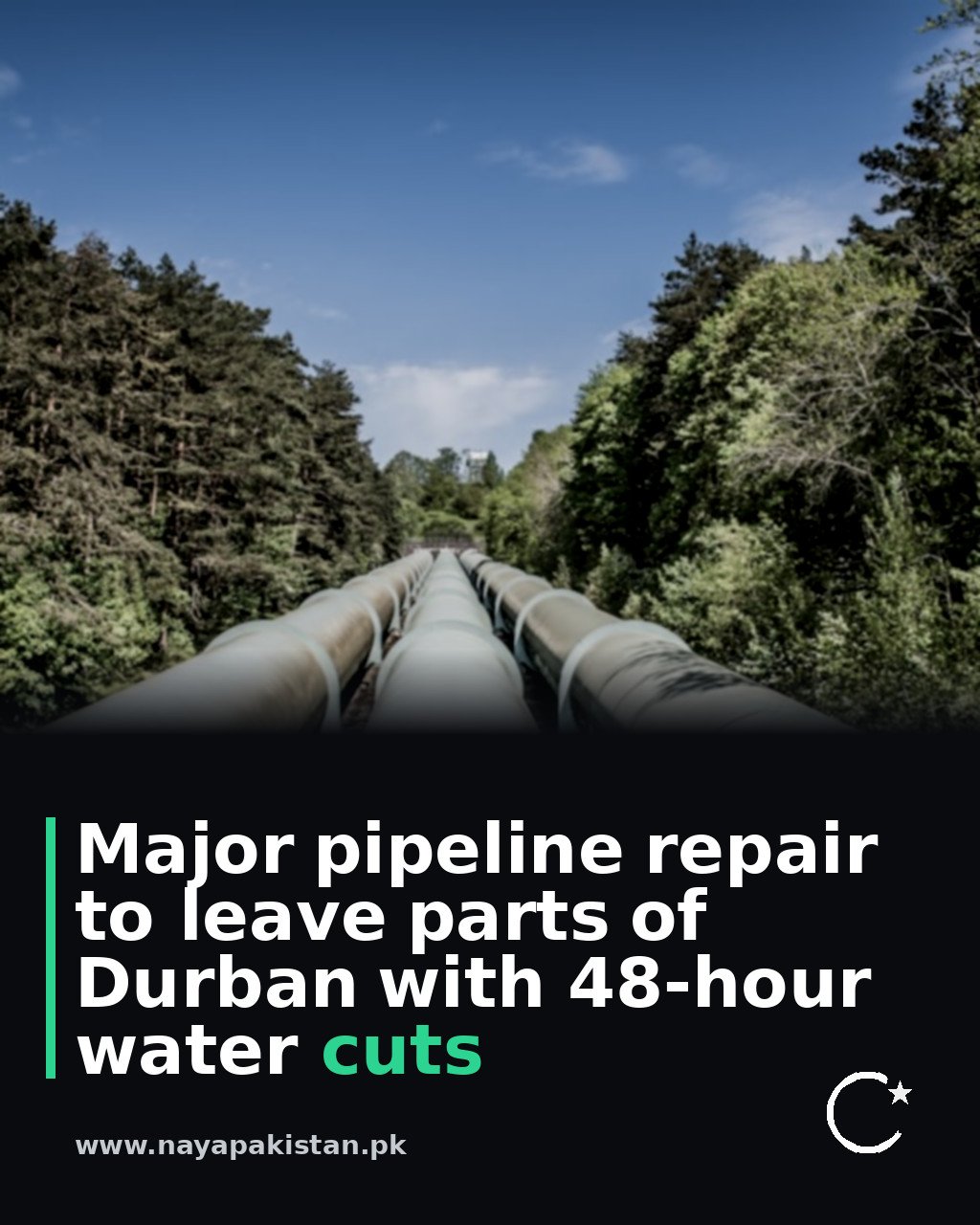 Major pipeline repair to leave parts of Durban with 48-hour water cuts