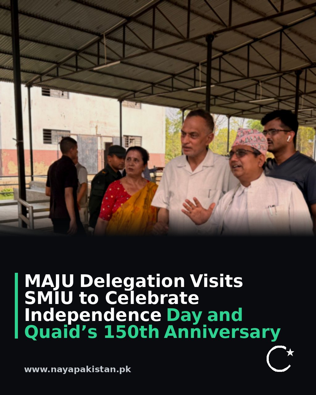 MAJU Delegation Visits SMIU to Celebrate Independence Day and Quaid’s 150th Anniversary