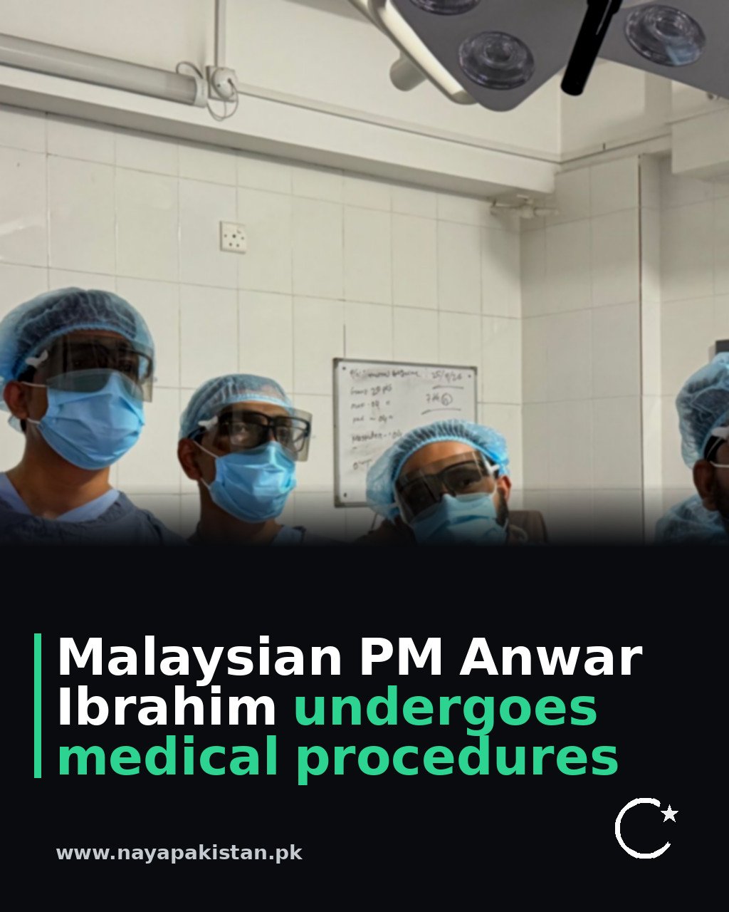 Malaysian PM Anwar Ibrahim undergoes medical procedures