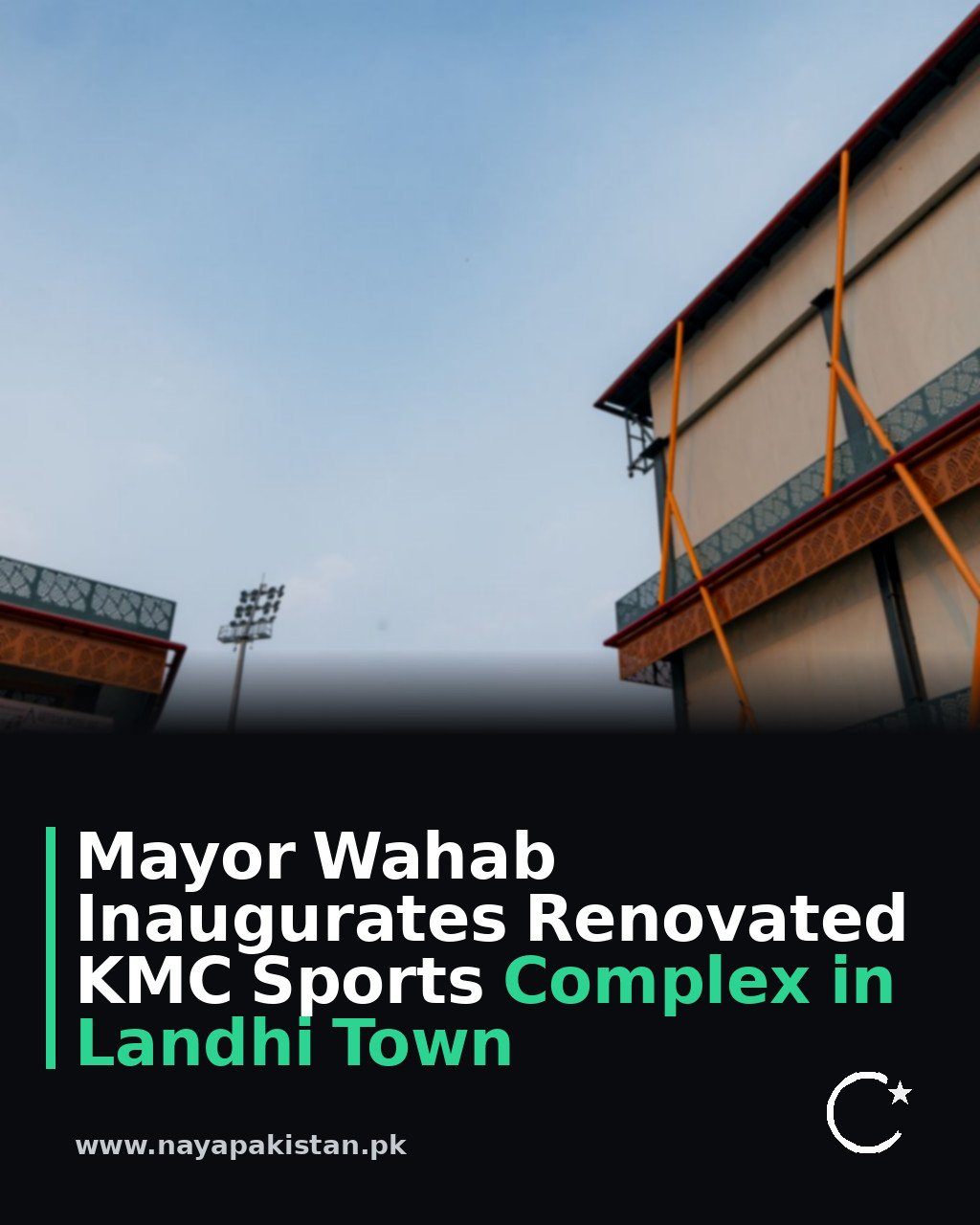 Mayor Wahab Inaugurates Renovated KMC Sports Complex in Landhi Town