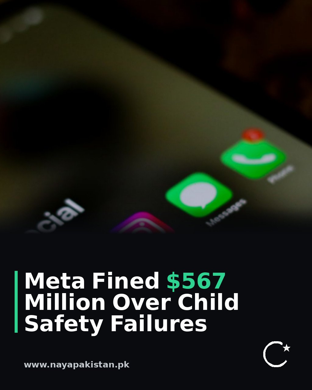 Meta Fined $567 Million Over Child Safety Failures