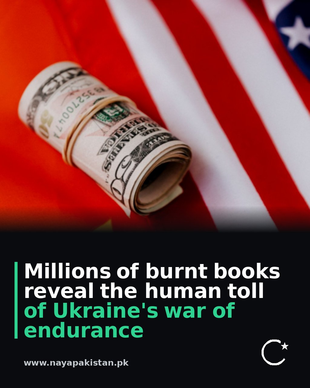 Millions of burnt books reveal the human toll of Ukraine's war of endurance