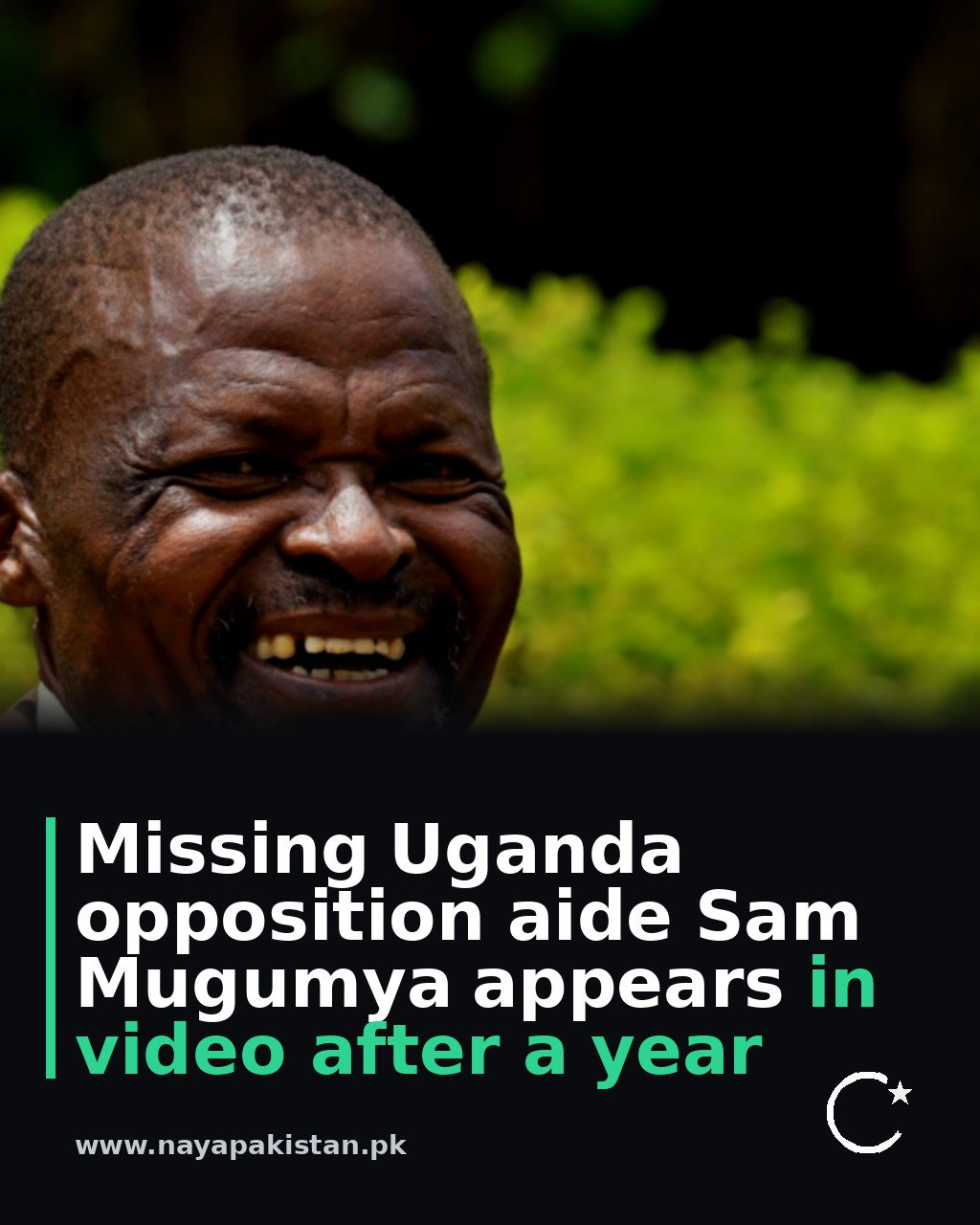 Missing Uganda opposition aide Sam Mugumya appears in video after a year