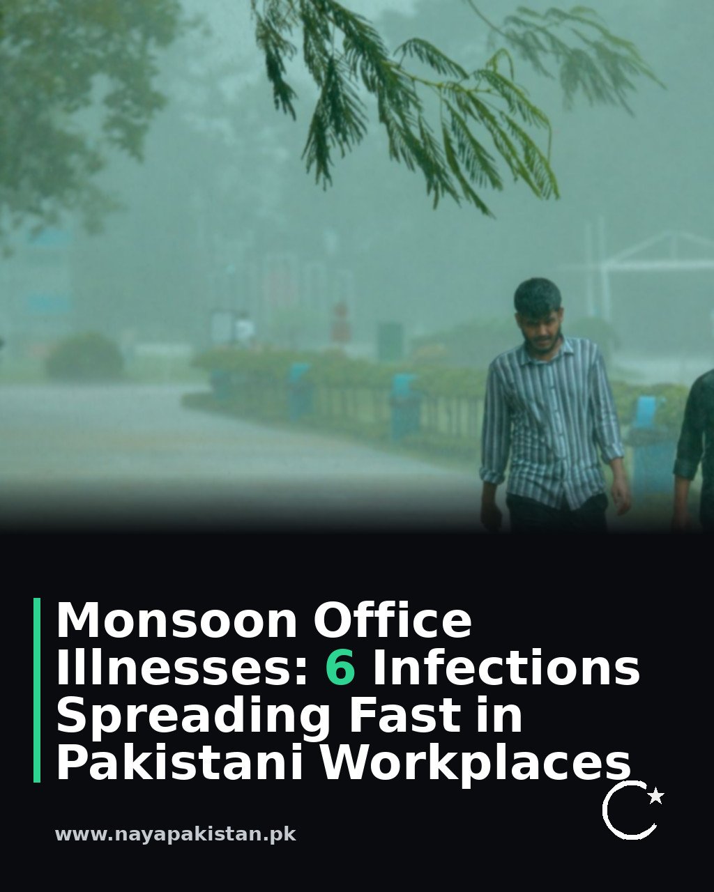 Monsoon Office Illnesses: 6 Infections Spreading Fast in Pakistani Workplaces
