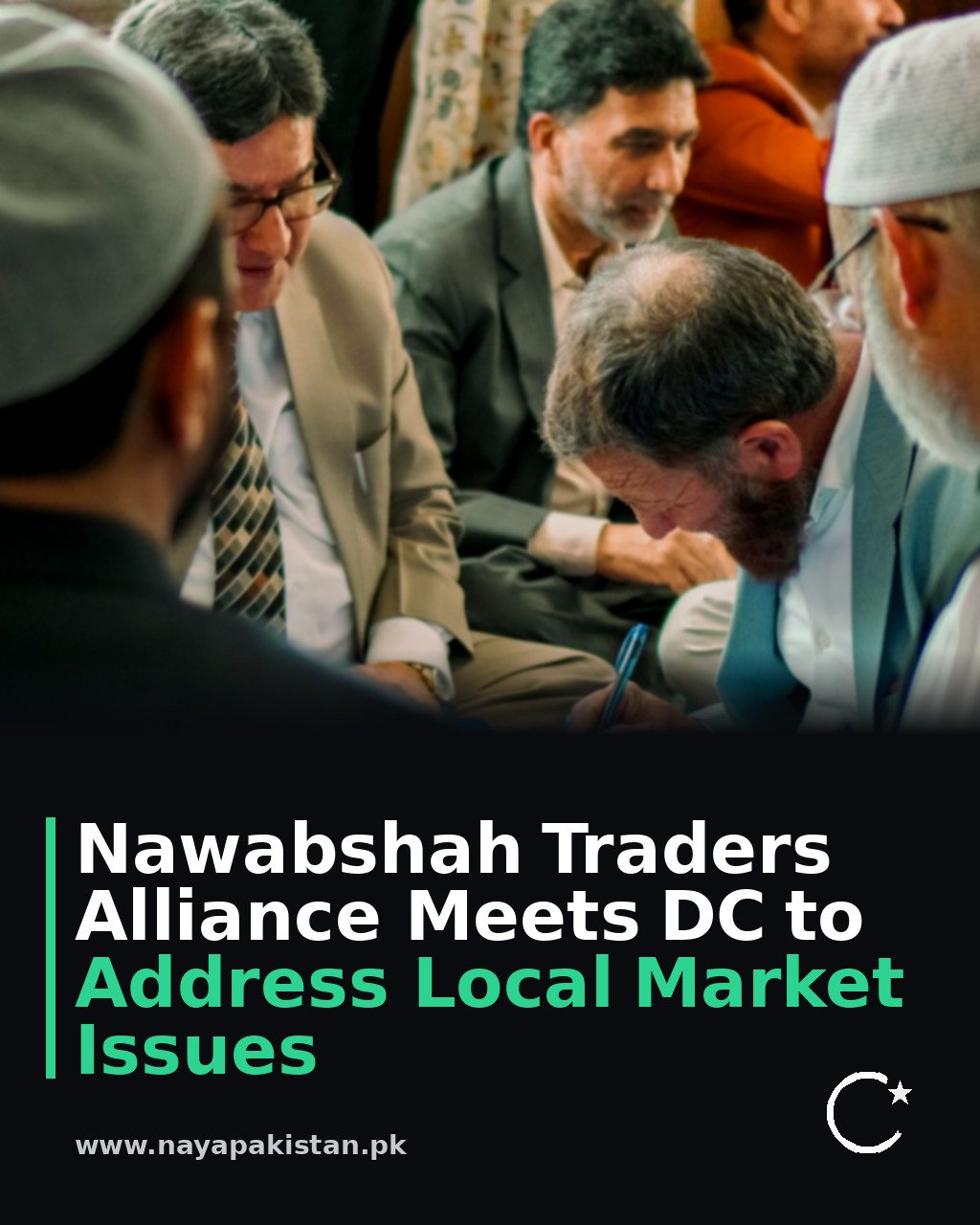 Nawabshah Traders Alliance Meets DC to Address Local Market Issues