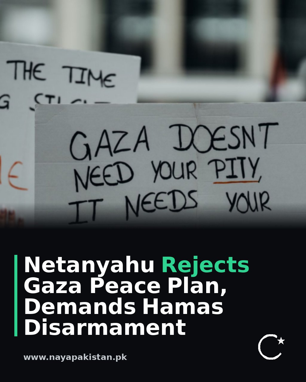 Netanyahu Rejects Gaza Peace Plan, Demands Hamas Disarmament