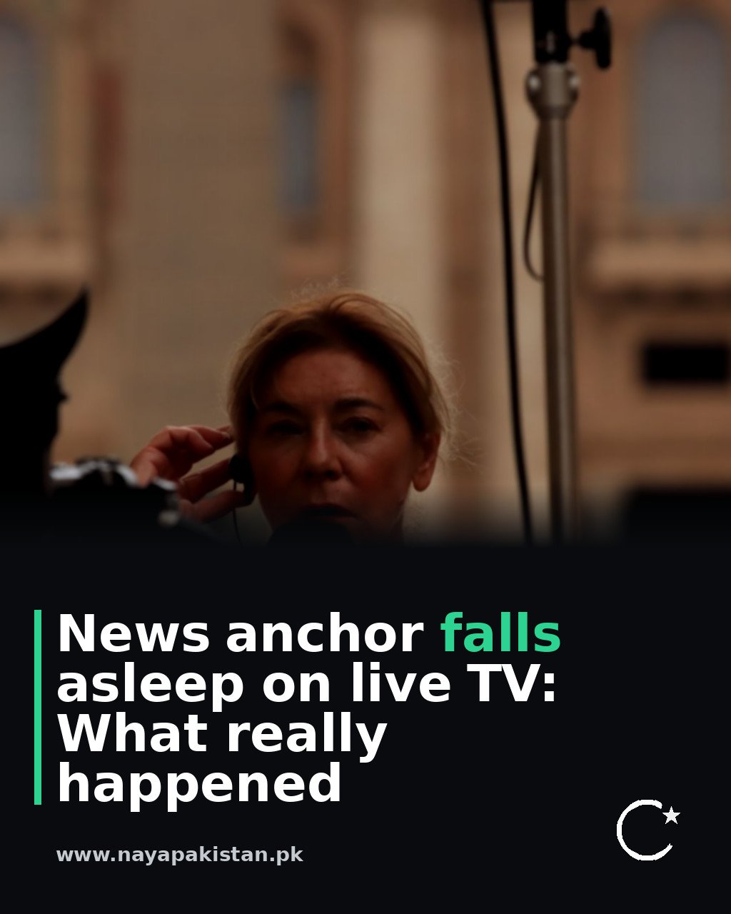 News anchor falls asleep on live TV: What really happened