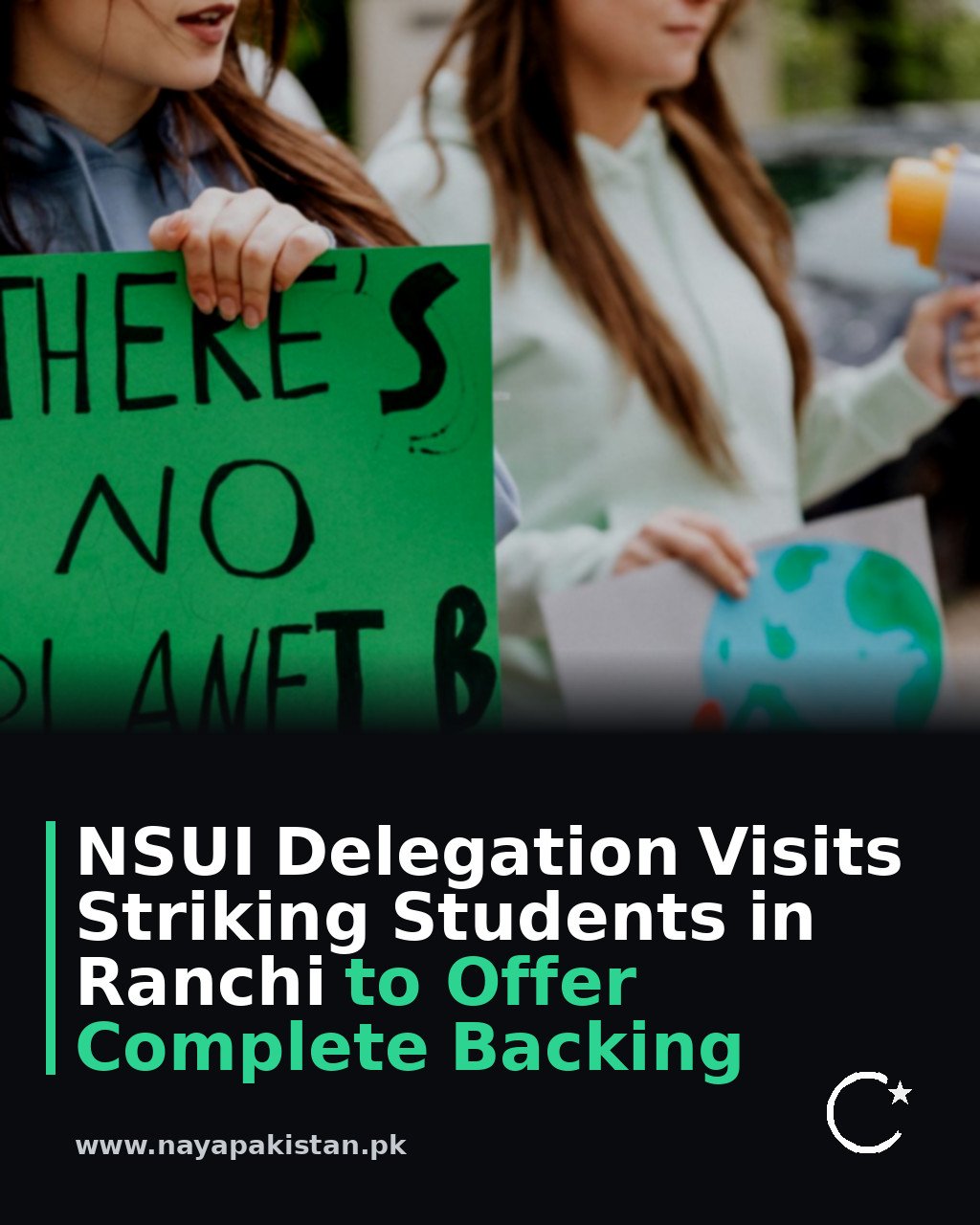NSUI Delegation Visits Striking Students in Ranchi to Offer Complete Backing