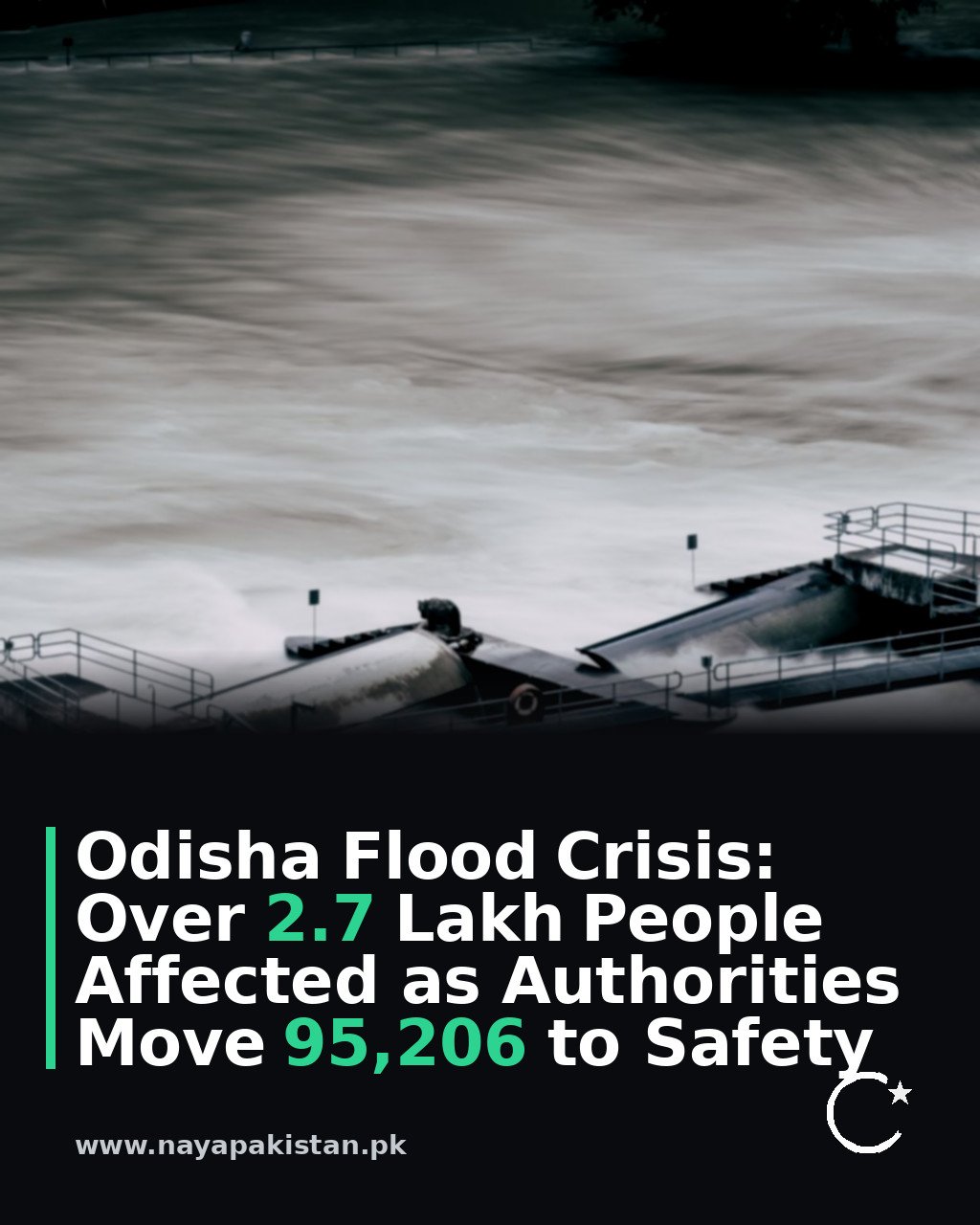 Odisha Flood Crisis: Over 2.7 Lakh People Affected as Authorities Move 95,206 to Safety