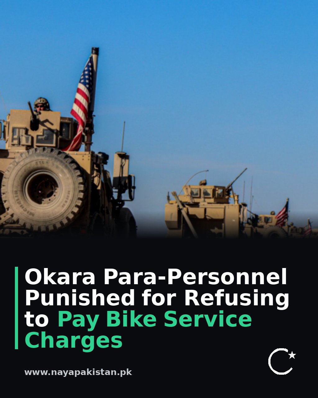 Okara Para-Personnel Punished for Refusing to Pay Bike Service Charges