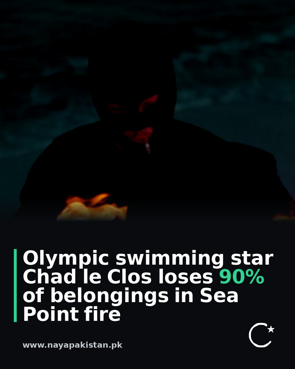 Olympic swimming star Chad le Clos loses 90% of belongings in Sea Point fire