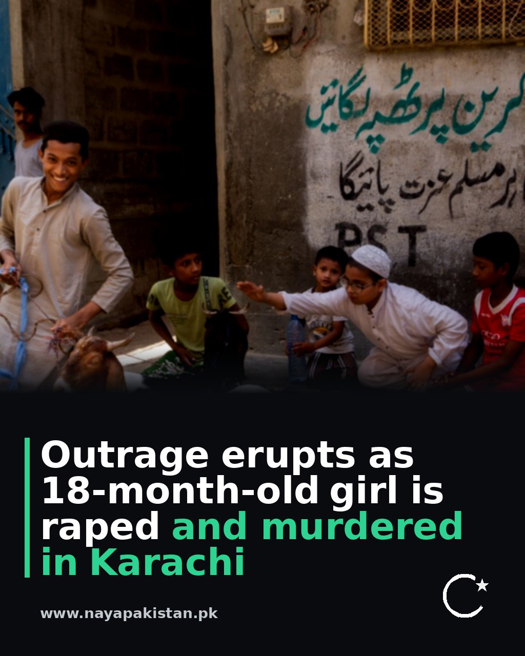 Outrage erupts as 18-month-old girl is raped and murdered in Karachi