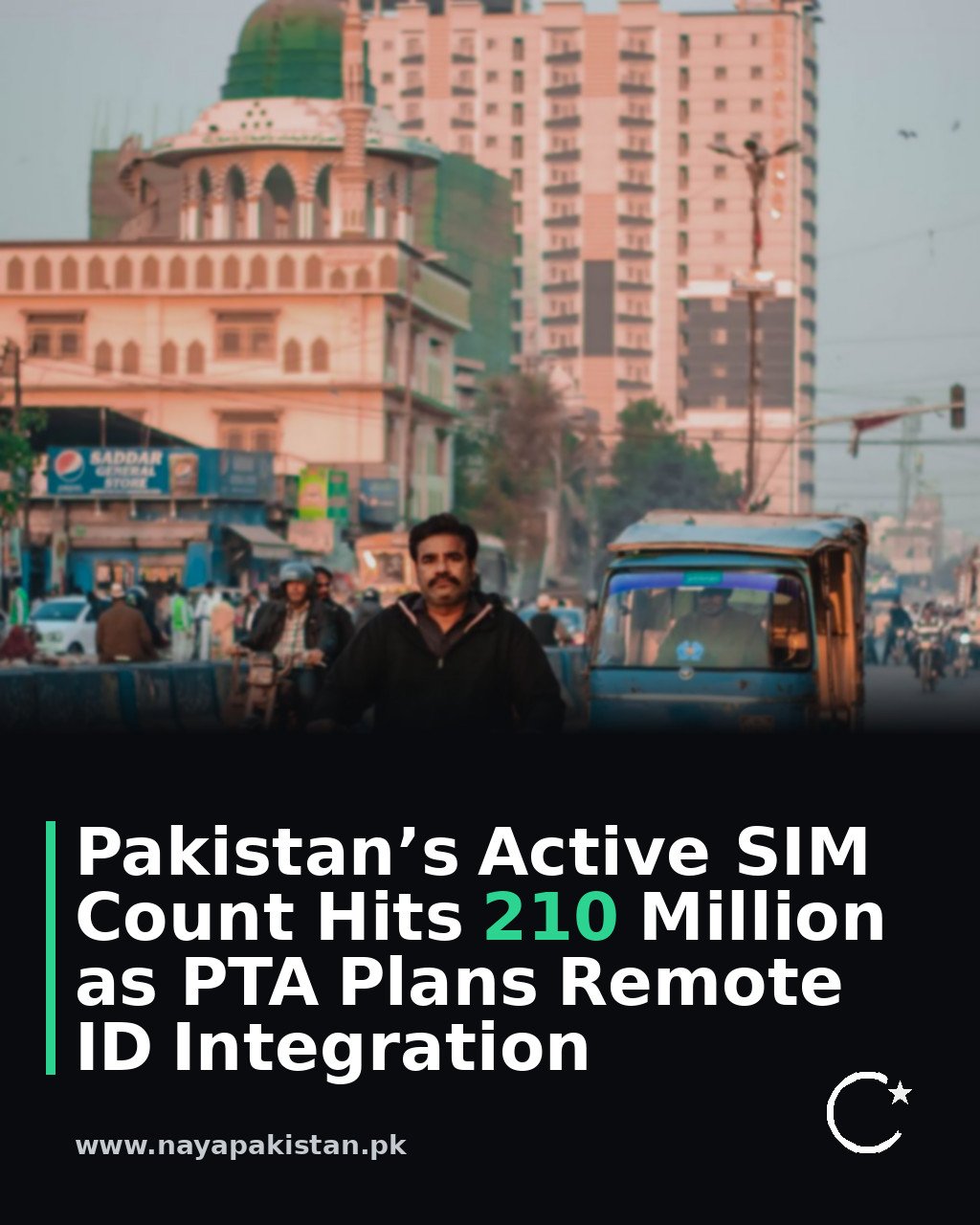 Pakistan’s Active SIM Count Hits 210 Million as PTA Plans Remote ID Integration