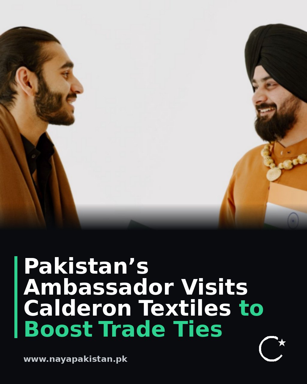 Pakistan’s Ambassador Visits Calderon Textiles to Boost Trade Ties