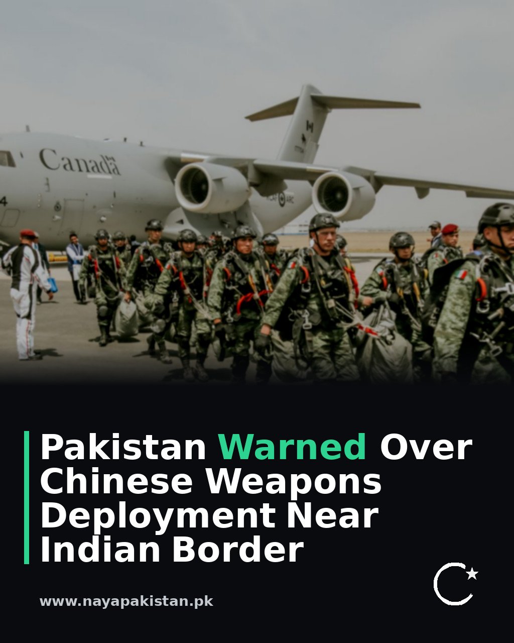 Pakistan Warned Over Chinese Weapons Deployment Near Indian Border