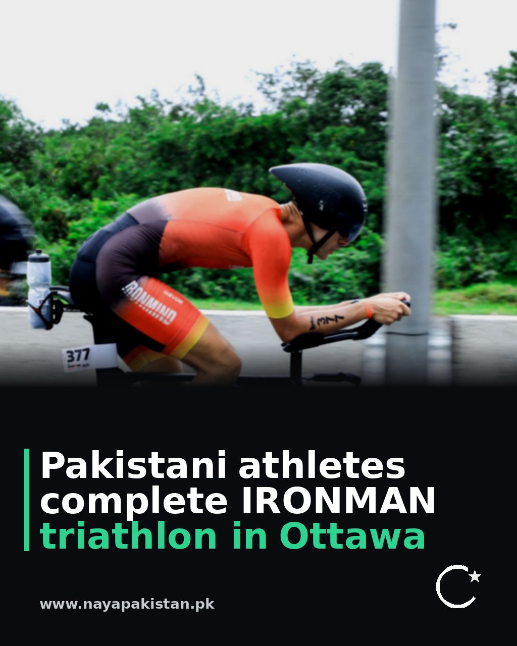 Pakistani athletes complete IRONMAN triathlon in Ottawa
