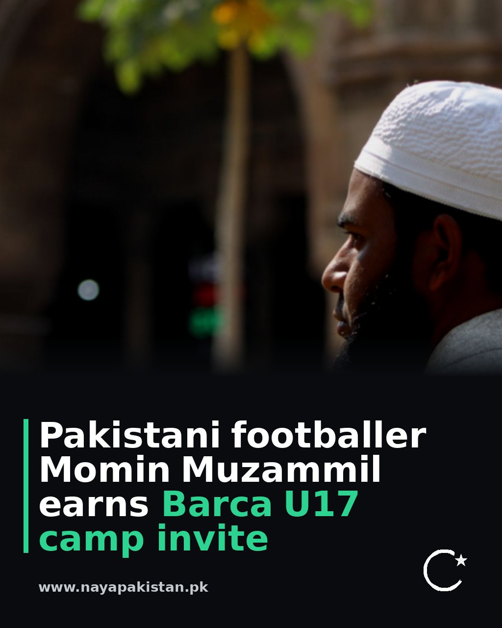 Pakistani footballer Momin Muzammil earns Barca U17 camp invite