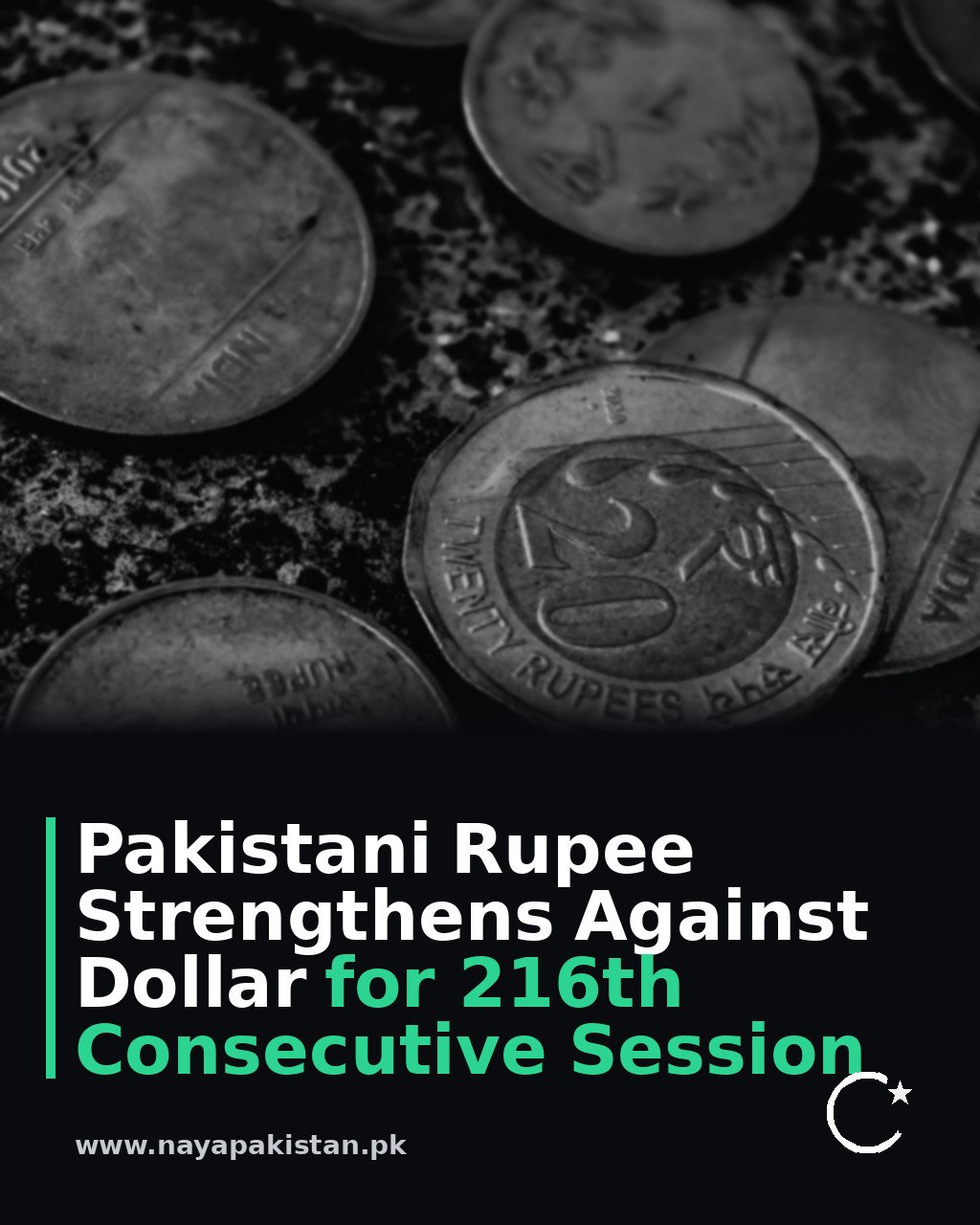 Pakistani Rupee Strengthens Against Dollar for 216th Consecutive Session