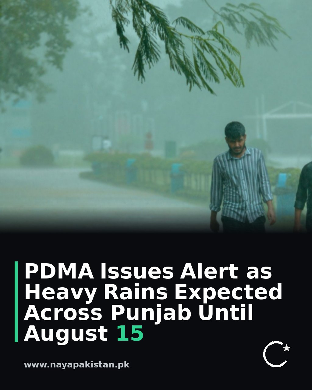 PDMA Issues Alert as Heavy Rains Expected Across Punjab Until August 15