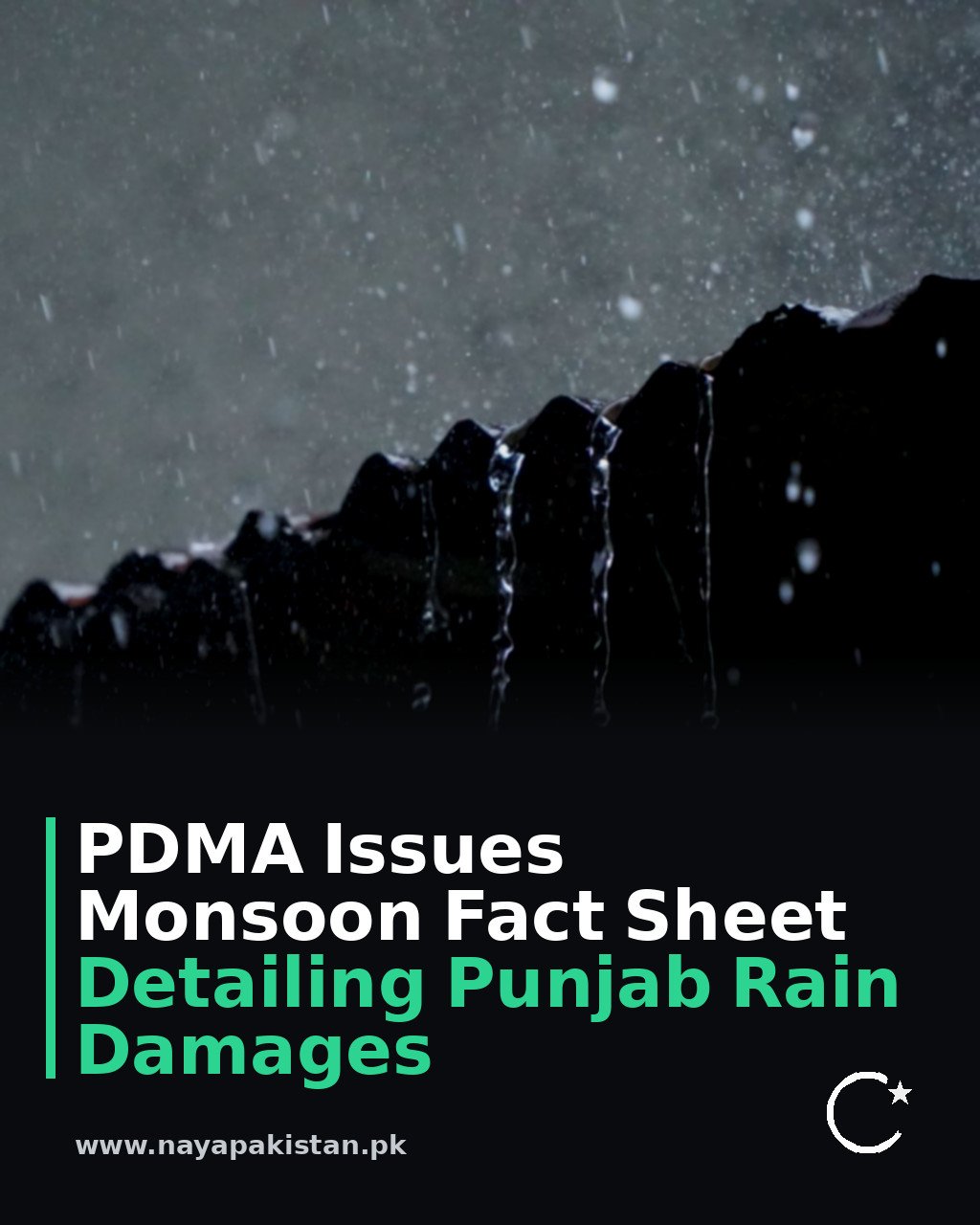 PDMA Issues Monsoon Fact Sheet Detailing Punjab Rain Damages